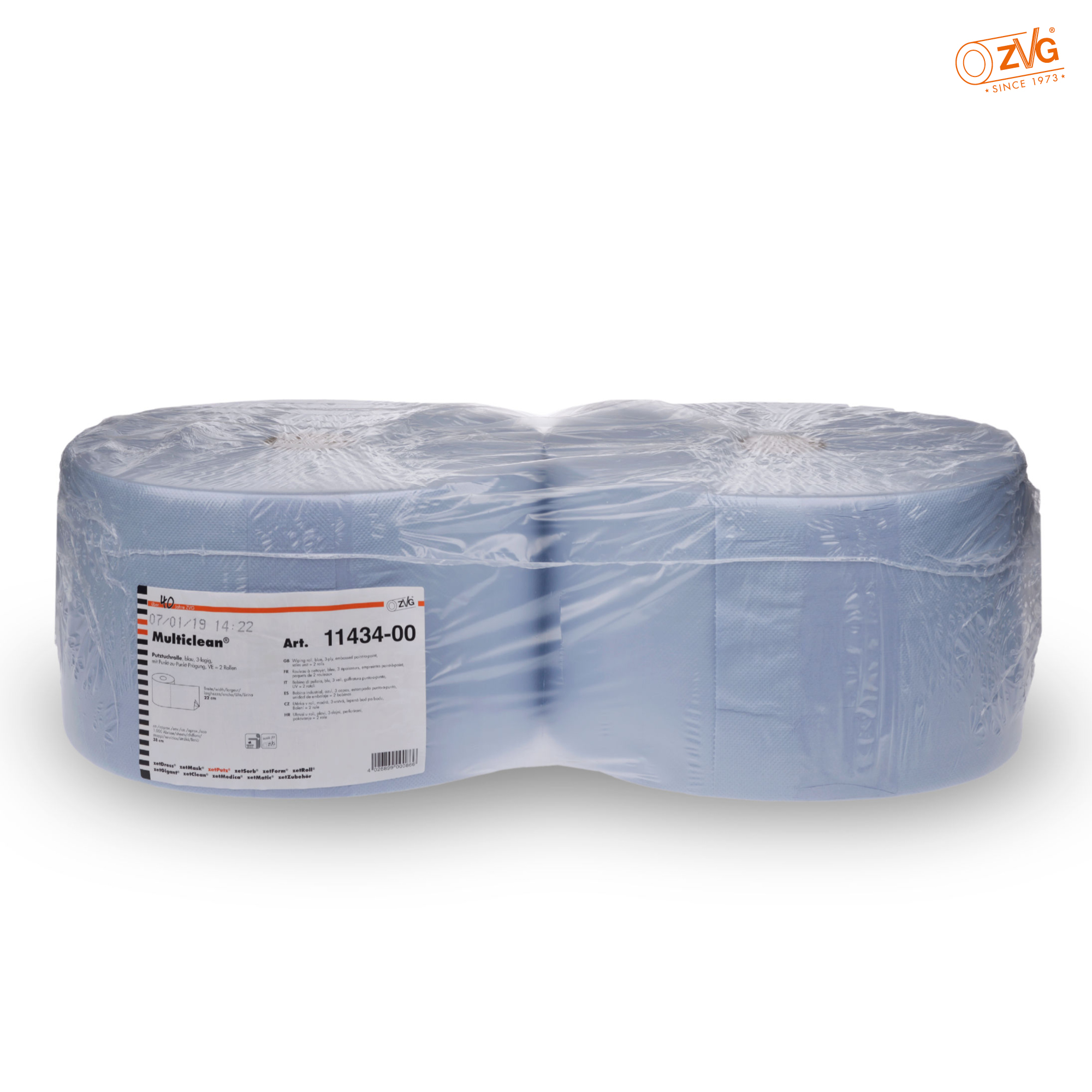 Putztuchrolle Multiclean®, 3-lagig ( VPE 2, 22x36 cm )