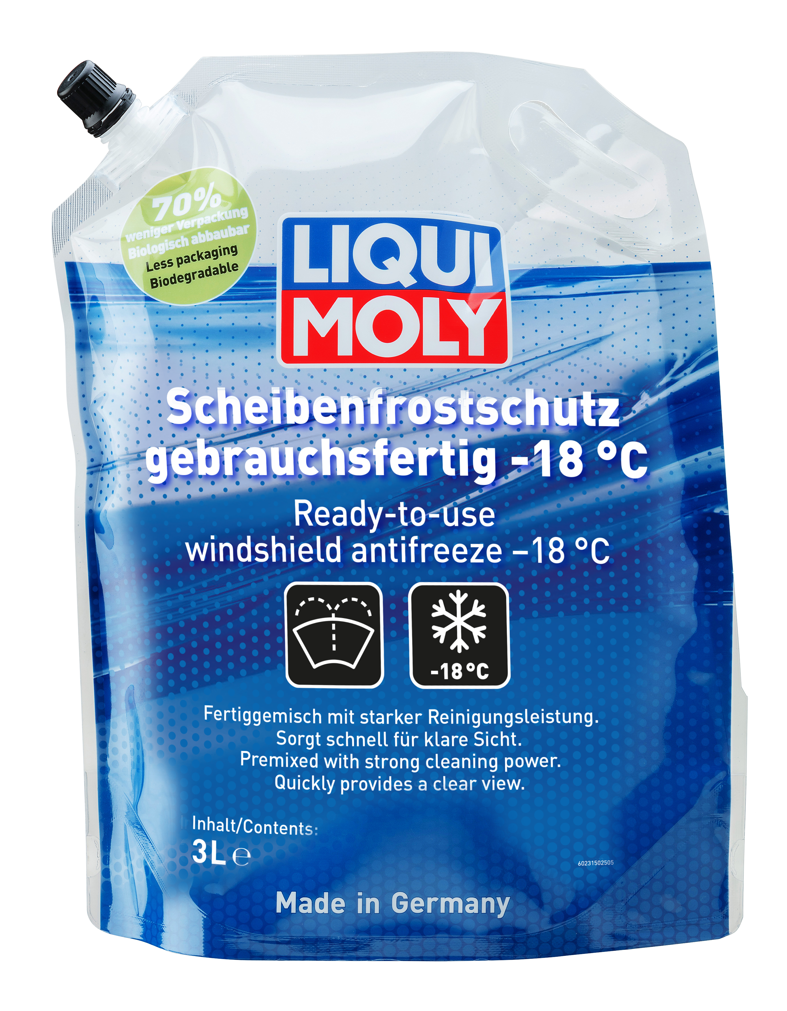 Liqui Moly Scheibenfrostschutz gebrauchsfertig -18 °C 3L Liqui Moly Scheibenfrostschutz gebrauchsfertig -18 °C 3L