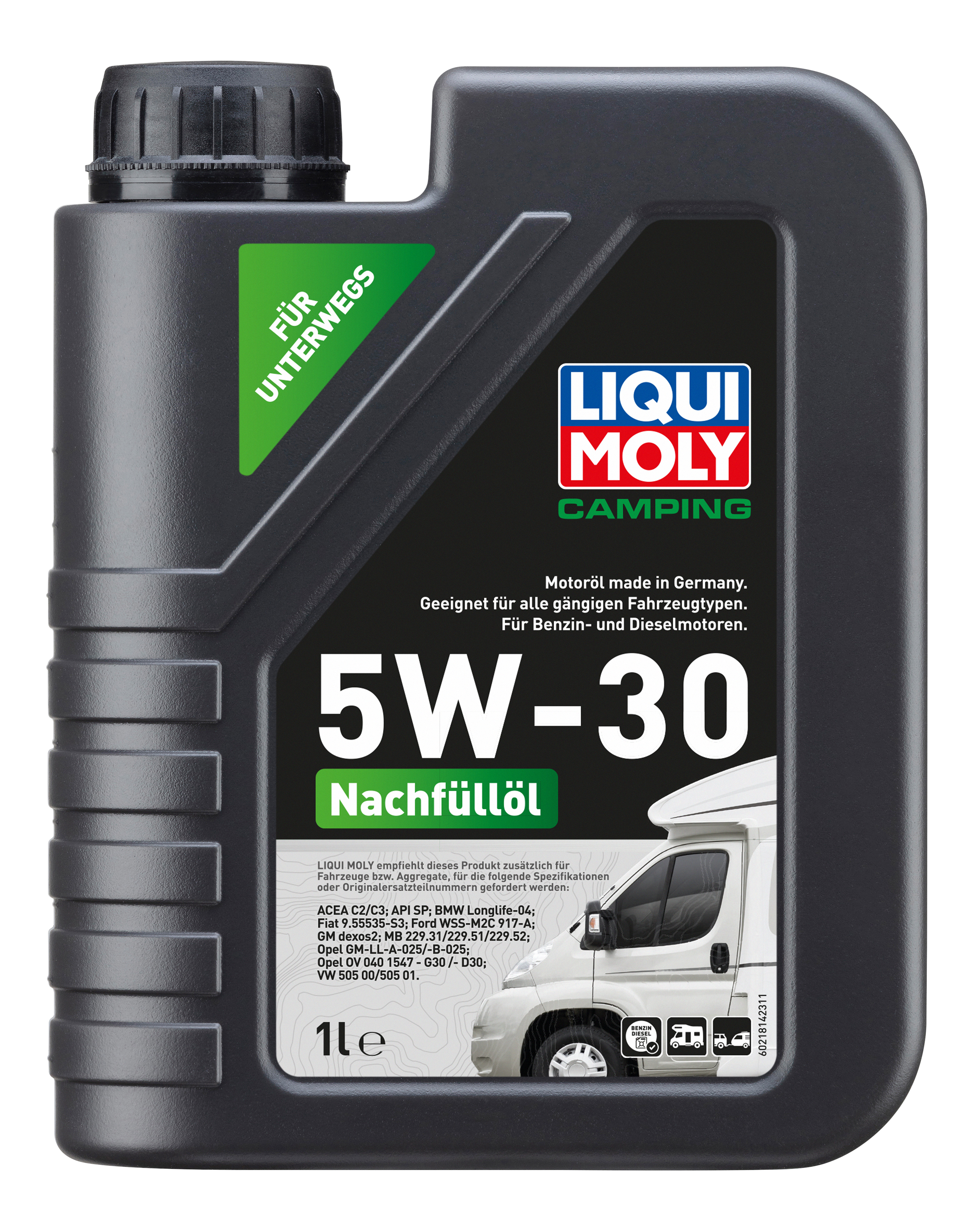 Liqui Moly Camping Nach­füllöl 5W-30 1L