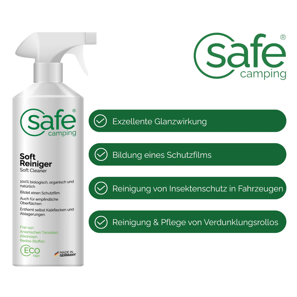 SAFE CAMPING Soft-Reiniger 500ml