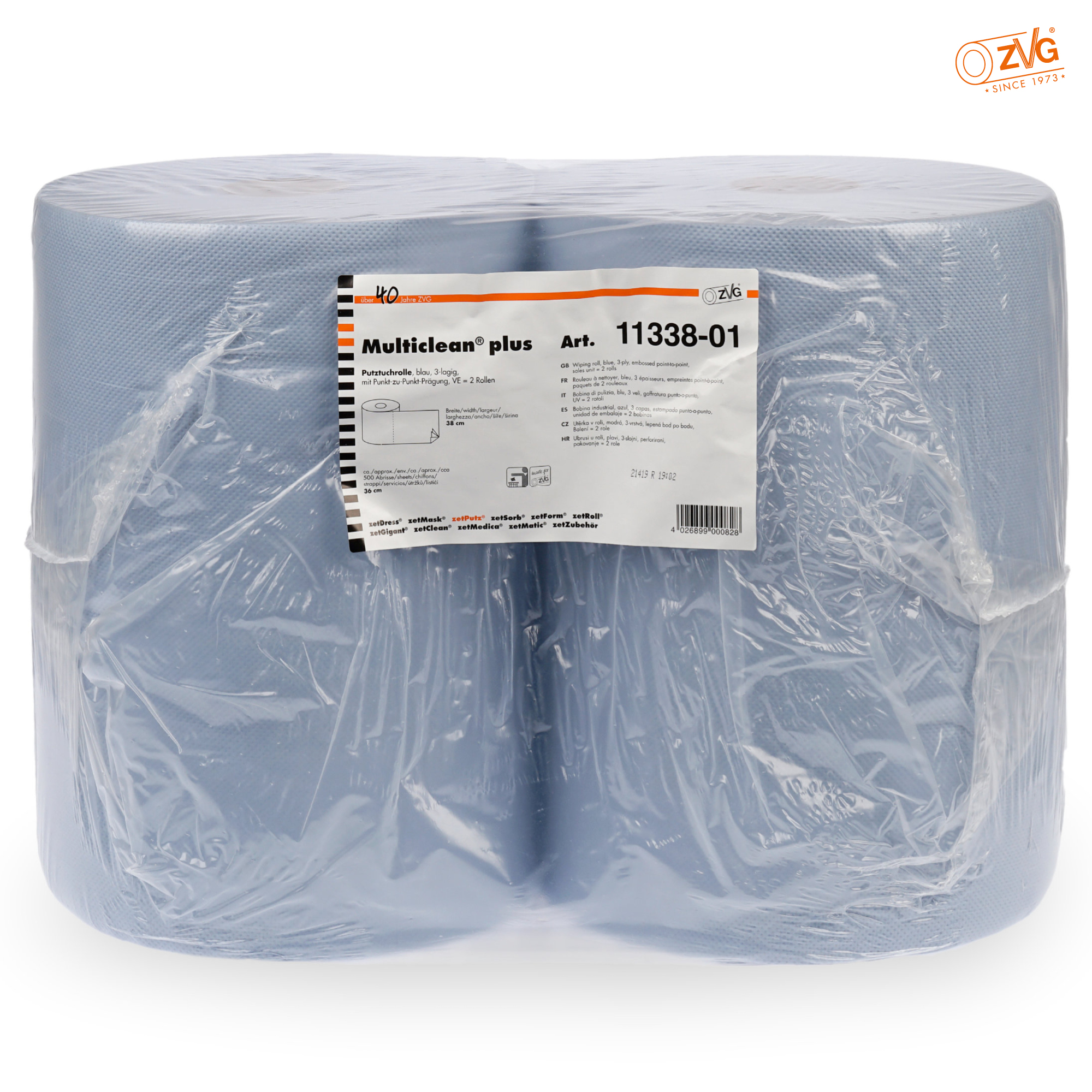 Putztuchrolle Multiclean® Plus, 3-lagig ( VPE 2, 38x36 cm )